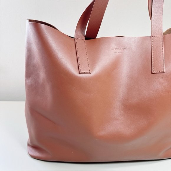 Everlane Day Market Tote Brown Italy Cognac - Picture 3 of 16